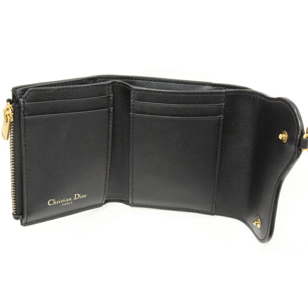 Dior Saddle Lotus Wallet Goatskin Wallet - Picture 4 of 6